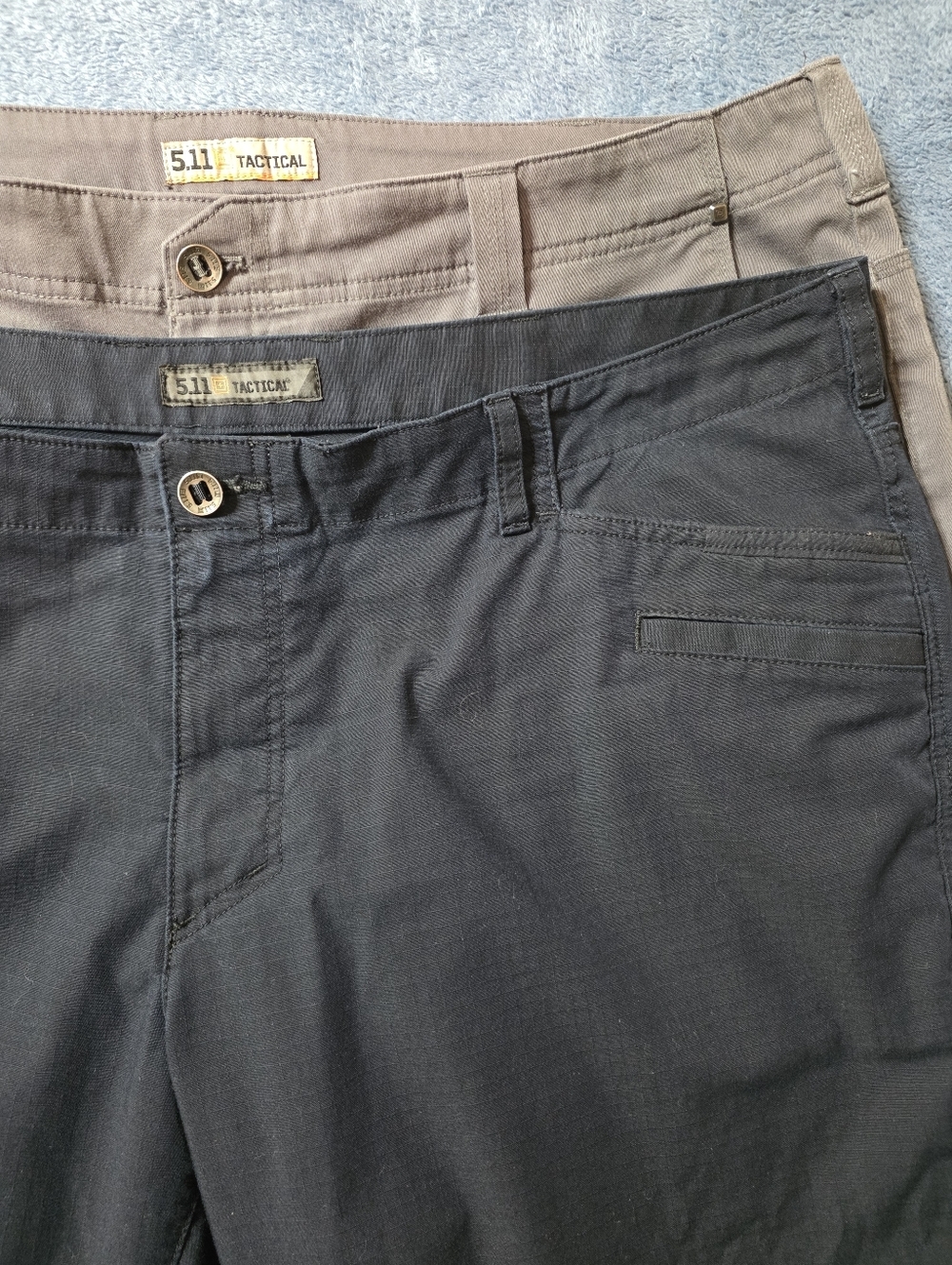2 pair 5.11 Tactical Pants Men's 44x30 Navy Blue Tan Beige